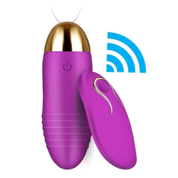 Trådlösa äggvibratorer USB uppladdningsbara vattentäta sexleksaker för kvinnor Silikon 10 frekvens Vibrerande ägg för kvinna
