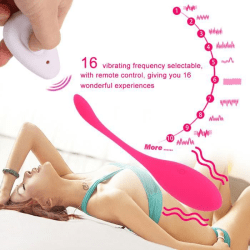 16 hastigheter vibrerande ägg sexleksaker för kvinnor G-punktsvibrator USB-laddning Fjärrkontroll Kegel Träning Vaginal Ball