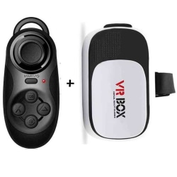 Zoiki® VR BOX 2.0 version VR Virtual 3D-glasögon + GamePad Bluetooth-fjärrkontroll för iPhone samsung