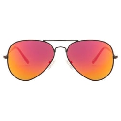 Pilot Aviator Large, solglasögon, orange/lila spegel, svart båge