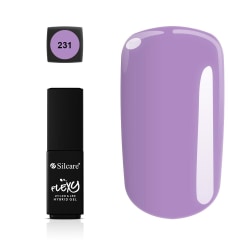 Silcare - Flexy - Hybridigeeli - Väri: 01 - 4,5 grammaa Purple