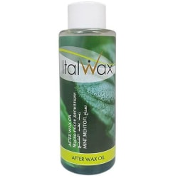 Italwax - Efter vaxning olja - Mint - 100ml Grön