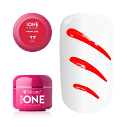Base One - UV Gel - Paint Gel - Red - 17 - 5 gram Röd