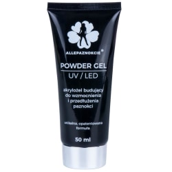 Akrylgel - Powder gel - Clear 50 ml - Allepaznokcie Transparent
