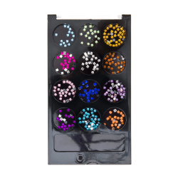 Dekorations set - Fjärilar i 12 färger - 3 ml / burk multifärg
