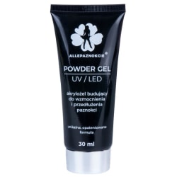 Akrylgel - Powder gel - Clear 30 ml - Allepaznokcie Transparent