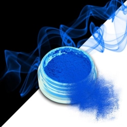Effekt pulver - Smoke - Neon - Blå - 12 Blå