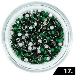 Zirkonikivet (lasi) - 1,5 mm - 200 kpl - 17 Green