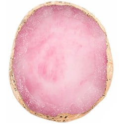Børstestativ / blandeflade / display - Cirkel - Pink Pink