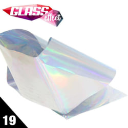 Nagel folie - 3D Glass - 19 Silver