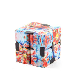 Oändlig Rubiks kub med stenmönster, fidgetleksak