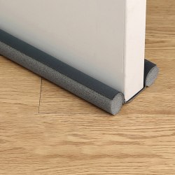 Sealing Strip, Sound Insulation, Door Gap Rubber Strip grey