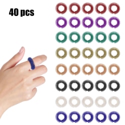 40st Finger Massage Ring Spiky Sensory Finger Rings