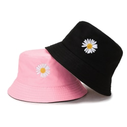 Vändbar Daisy Print Bucket Hat, One Size