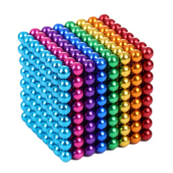 5mm 512st färg magnetisk kula magnetisk Rubik'S Cube