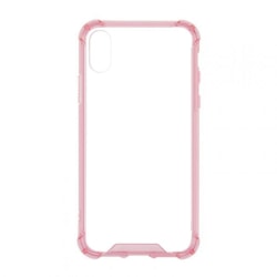 iPhone X / XS Breaking Proof Cover Pink Light red