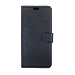 Flip Stand nahkainen lompakkokotelo Huawei P30 Prolle, musta Black