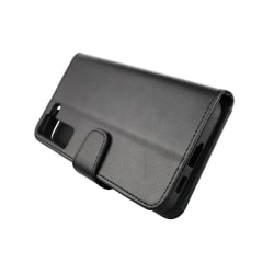 RV Wallet Case Ekstra kortplads og stativ - Galaxy S22 - Sort Black