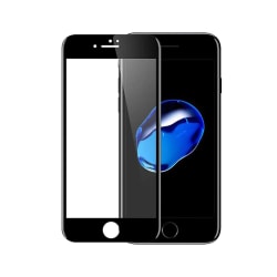 Skärmskydd Privacy iPhone 7/8/SE2020 - 3D Härdat Glas Svart (mil Svart