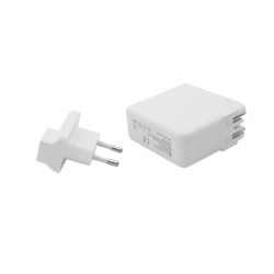 Apple 60W USB-C bærbar strømadapter til Macbook Huawei Matebook hvid
