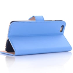 iPhone 6/6S Plus Plånboksfodral med Stativ - Blå Blå