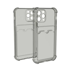 iPhone 11 Pro Max Stöttåligt Skal med Korthållare - Grå grå
