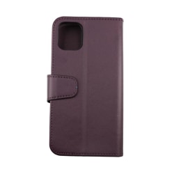 RV Wallet Case Ekstra kortplads og stativ - iPhone 11 - Mørk Lil Purple