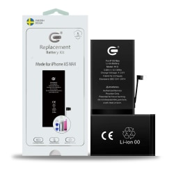 iPhone XS Max Batteri Kit svart