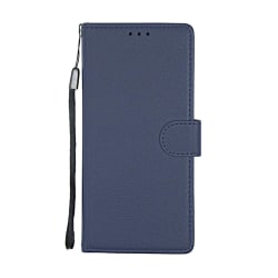 Flip Stand Læder Pung Taske Til Samsung Galaxy X Cover 4 / X Cov Blue