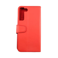 RV Wallet Case Ekstra kortplads og stativ - Galaxy S22 - Rød Red