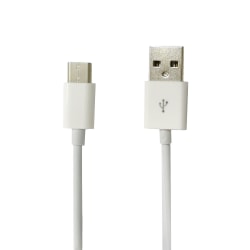 USB-C til USB-A kabel Hvid 2m White