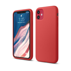 iPhone 11 Mobilskal Silikon - Röd Rosa