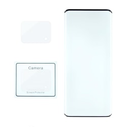 Skärmskydd och kameraskydd Samsung S20 Ultra 5G - 3D Härdat Glas Transparent
