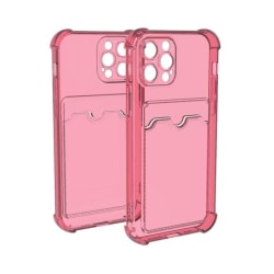 iPhone 12 ProTPU iskunkestävä suojakotelo, vaaleanpunainen Pink