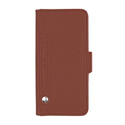 G-SP Flip Stand PU Nahkainen Kickstand Card Kotelo Ruskea iPhone Brown