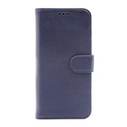Samsung S8 Plånboksfodral Läder med Stativ - Blå Blå