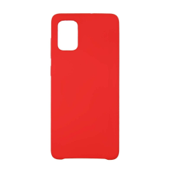 Mobilskal Silikon Samsung Galaxy A71 - Röd Röd