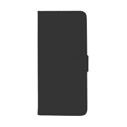 Flip Stand Leather Wallet Case For Samsung Galaxy XCover Pro Bla Svart