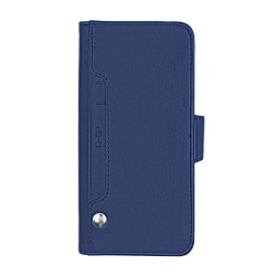 G-SP iPhone XS Max Flip Stand PU Læder Ekstra Card Wallet Case B Blue