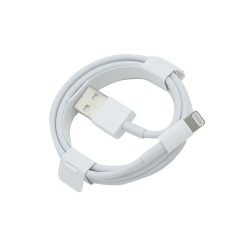 USB-A-Lightning-kaapeli ilman pakkausta Valkoinen 1m White