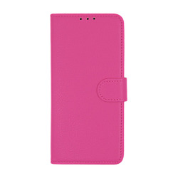 Flip Stand nahkainen lompakkokotelo Huawei P40 Lite Pink -puheli Pink