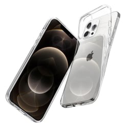 Pehmeä TPU läpinäkyvä suojakuori iPhone 12 Pro Maxille Transparent