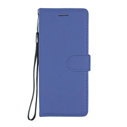 Sony Xperia 5 Plånboksfodral med Stativ - Blå Blå