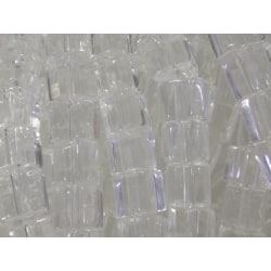 69st Cubic Glaspärlor 4-5mm - Clear transparent