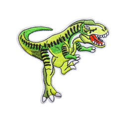 2st Tygmärken - Dinosaurie - Storlek 9,7cm grön