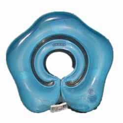 Baby Neck Float Ring för badkar simning, Sim Float för Blue