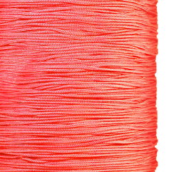 Kinesisk knyttråd av nylon, 0.8mm, korallrosa, 10m rosa