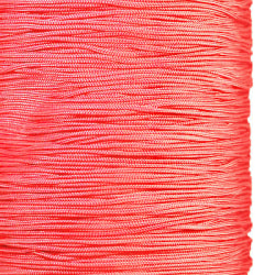 Kinesisk knyttråd av polyester, 1mm, korallrosa, 10m rosa