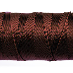 Knyt- och sytråd av nylon, 0.8mm, brun, 10m brun