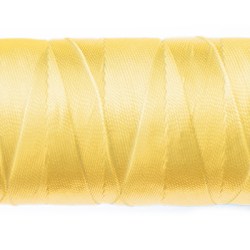 Knyt- och sytråd av nylon, 0.8mm, vaniljgul, 10m gul